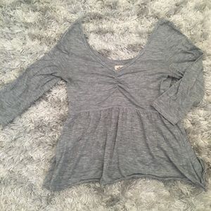 Hollister breezy peplum top
